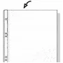 Rexel A6 PP POCKET 80 MICRON TOP OPEN EMBOSSED – peršviečiamas A6 formatu, 125 mm, 20 mm, 150 mm, 109 g