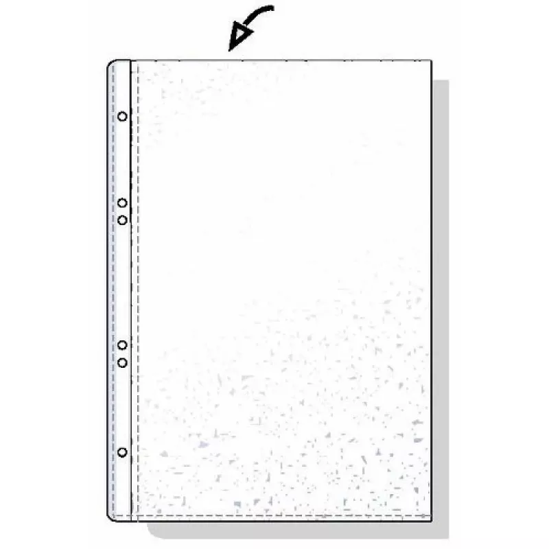Rexel A6 PP POCKET 80 MICRON TOP OPEN EMBOSSED – peršviečiamas A6 formatu, 125 mm, 20 mm, 150 mm, 109 g