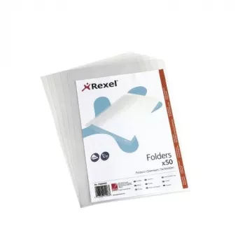 Rexel Crystal L segtuvas A4 skaidrus (50 vnt.)