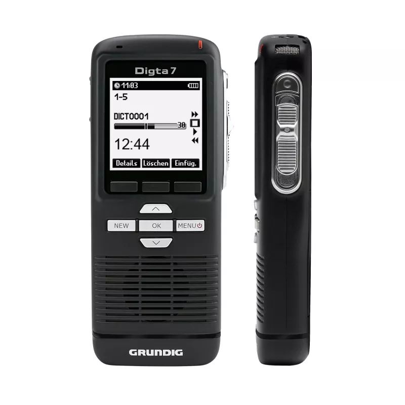 Grundig Digta 7 Stand-Alone rinkinys su vidine atmintimi ir „flash“ kortele, juoda