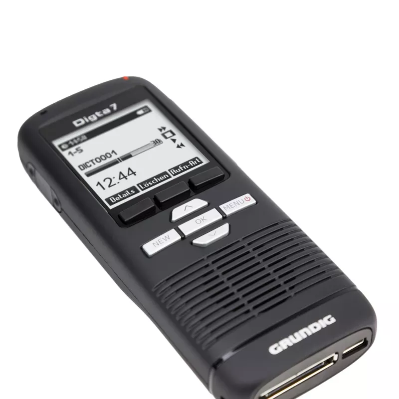 Grundig Digta 7 Stand-Alone rinkinys su vidine atmintimi ir „flash“ kortele, juoda