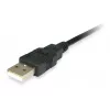 Equip USB-A į lygiagretųjį (Centronics 36) adapterio kabelis, 1,5 m, juodas
