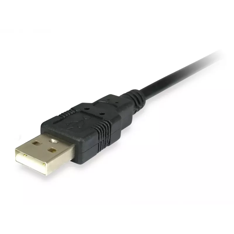 Equip USB-A į lygiagretųjį (Centronics 36) adapterio kabelis, 1,5 m, juodas