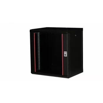 Equip Pro Mount sieninis 19 inch spintos korpusas, 12U, 600×450 mm, RAL9005 juoda