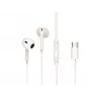 Plaustinė ausinė su mikrofonu CONCEPTRONIC BRENDAN02W USB-C, vidinė, 20–20000 Hz, 1,2 m laidas, balta