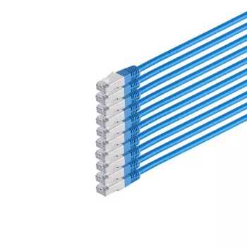 Tinklo kabelis ShiverPeaks S/CONN 75711-H0.25B-SET10 mėlynas 0,25 m