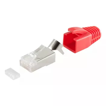RJ-45 kištukinė jungtis ShiverPeaks 72067-R Raudona