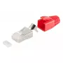 RJ-45 kištukinė jungtis ShiverPeaks 72067-R Raudona