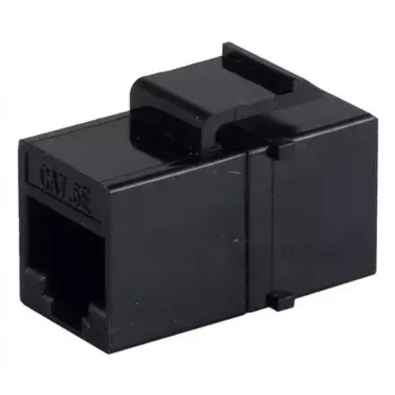 Keystone modulis ShiverPeaks S/CONN 08-10005 plokščias juodas RJ-45