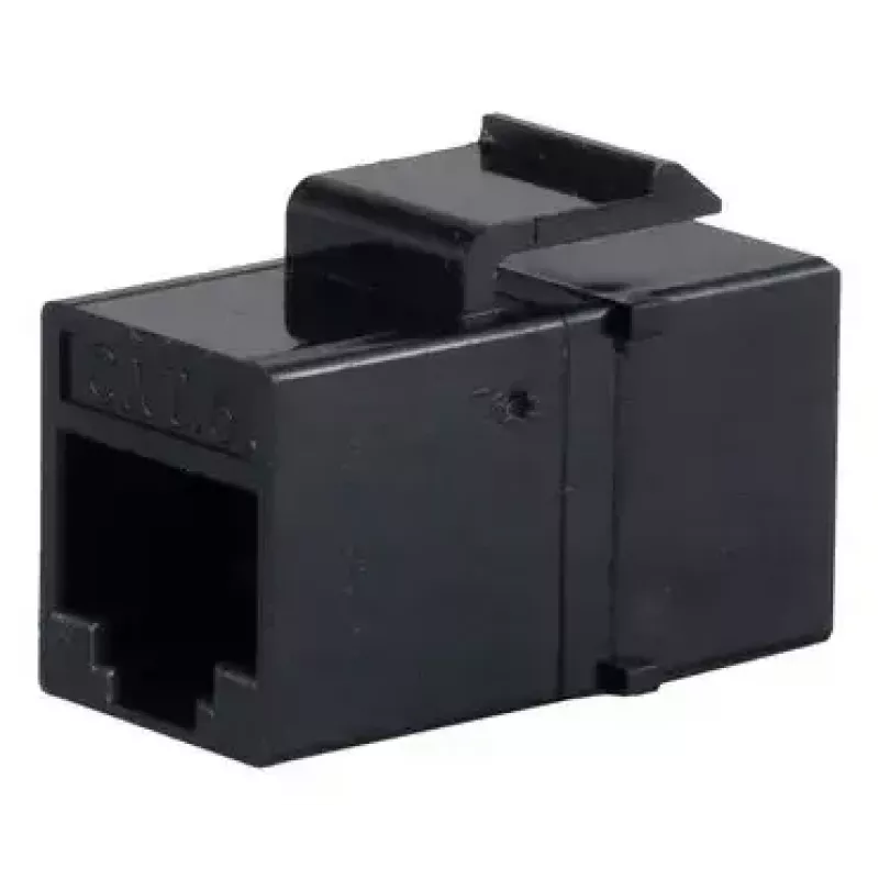 Keystone modulis ShiverPeaks S/CONN 08-10006 plokščias juodas RJ-45