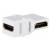 Keystone modulis ShiverPeaks S/CONN 08-10051 Kampinis baltas HDMI