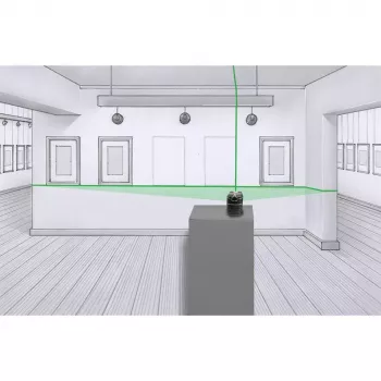 Lazerinis niveliavimo prietaisas Laserliner PocketCross-Laser 2G Horizontalus Vertikalus Įvairiaspalvis