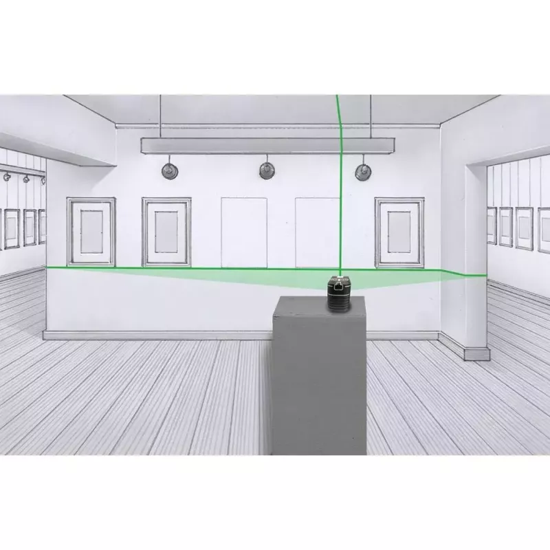 Lazerinis niveliavimo prietaisas Laserliner PocketCross-Laser 2G Horizontalus Vertikalus Įvairiaspalvis