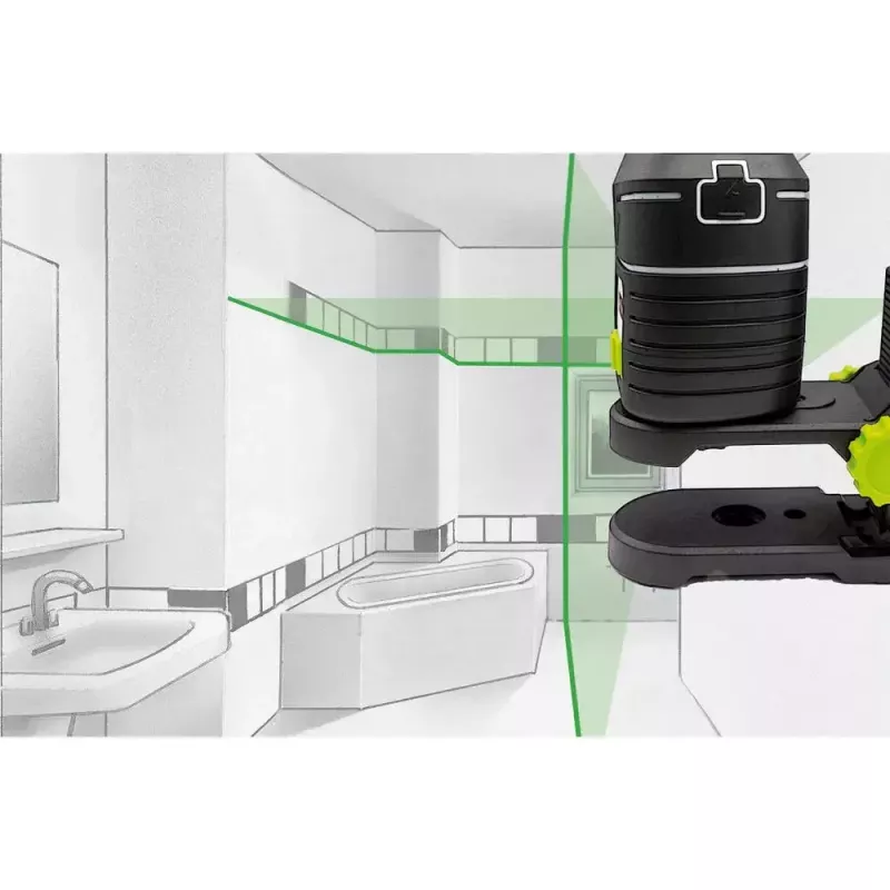Lazerinis niveliavimo prietaisas Laserliner PocketCross-Laser 2G Horizontalus Vertikalus Įvairiaspalvis