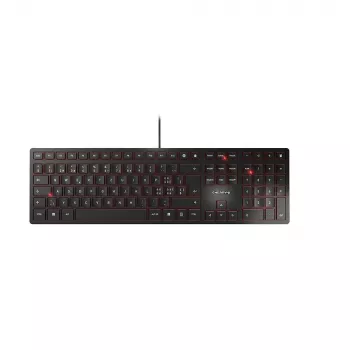 CHERRY KC 6000 SLIM klaviatūra USB juoda Šveicariškas išdėstymas