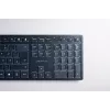 Belaidė klaviatūra Cherry KW 9100 SLIM RF + Bluetooth QWERTY JK-9100GB-2 juoda 108 klavišų 1,2 m laidas
