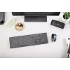 Belaidė klaviatūra Cherry KW 9100 SLIM RF + Bluetooth QWERTY JK-9100GB-2 juoda 108 klavišų 1,2 m laidas