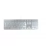 Pieštukinė klaviatūra Cherry KC 6000C FOR MAC, laidinė USB, QWERTY, žirkliniai jungikliai, sidabrinė, 1.8 m