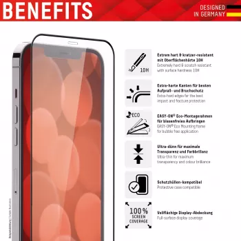 Displex Full Cover apsauginis stiklas Apple iPhone 13 mini grūdintas