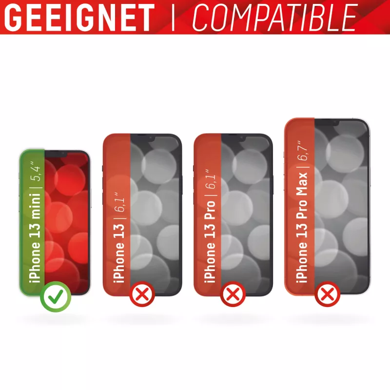 Displex Full Cover apsauginis stiklas Apple iPhone 13 mini grūdintas
