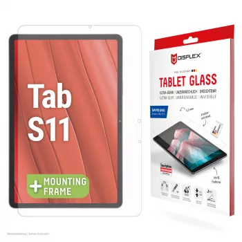 Displex Tablet Glass (9H), Samsung Galaxy Tab S11, Eco tvirtinimo rėmelis, nedūžtantis