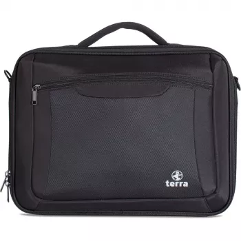 TERRA 1510025 nešiojamojo kompiuterio dėklas 39,6 cm (15,6 colio) Toploader bag juoda