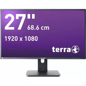 Monitorius TERRA LCD/LED 2756W PV V4 juodas GREENLINE PLUS 68,6 cm (27 colių) 1920 x 1080 pikselių Full HD