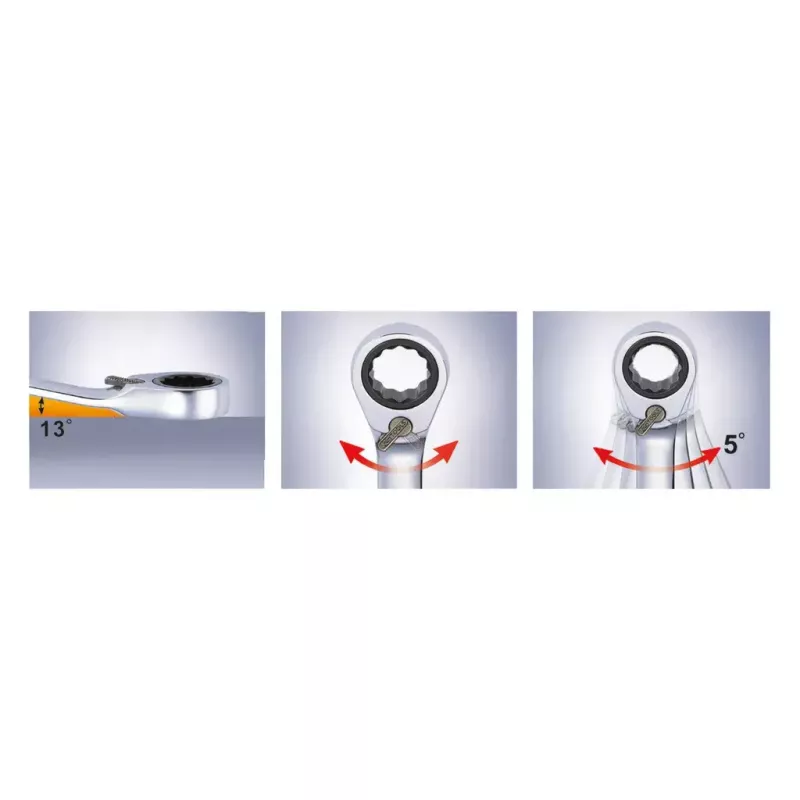 Kombinuotas raktas KS Tools 503.5914 14 mm chromo-vanadinis plienas