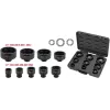 KS Tools 450.5020 veržliarakčių komplektas — 9 lizdai, svoris 7,82 kg