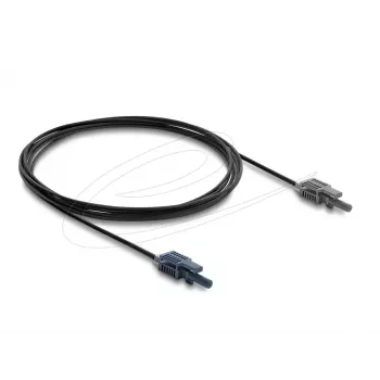 Skaidulinis optinis kabelis DELOCK 91022 multimodas POF 3 m, juodas/pilka