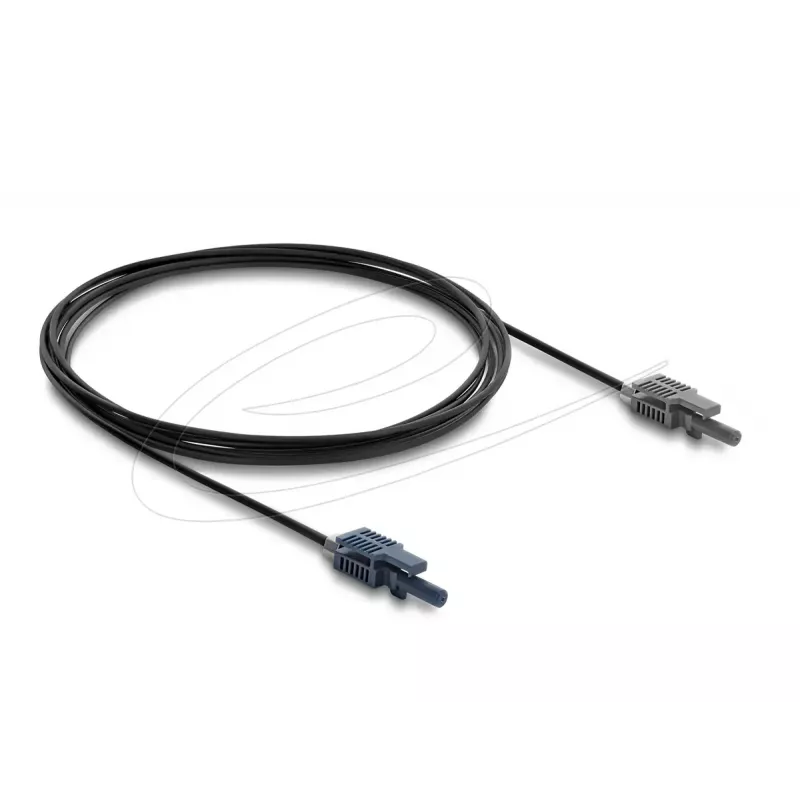 Skaidulinis optinis kabelis DELOCK 91022 multimodas POF 3 m, juodas/pilka