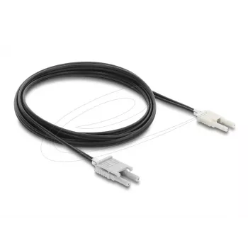 Skaidulinės optikos adapterio laidas DELOCK 91028, daugiamodis, 2 m, juodas/pilka