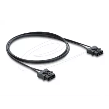 Skaidulinis optinis jungiamasis kabelis DELOCK 91045 POF plastikas ST į ST 1 m juodas