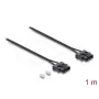 Skaidulinis optinis jungiamasis kabelis DELOCK 91045 POF plastikas ST į ST 1 m juodas