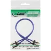 InLine Premium RCA garso laidas 2x RCA vyras / vyras auksuotas 2 m