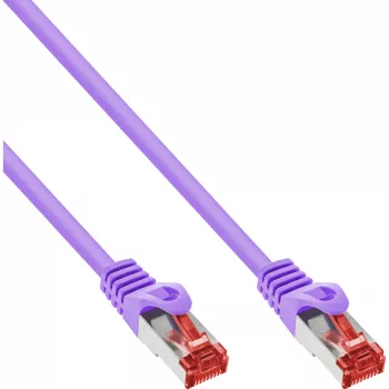 InLine Patch Laidas S/FTP PiMF Cat.6 250MHz PVC varis violetinis 3m