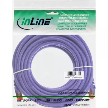 InLine Patch Cable S/FTP PiMF Cat.6 250MHz PVC varis violetinis 7,5m