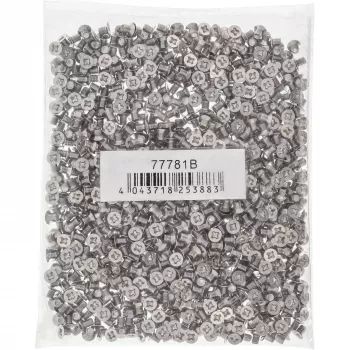 InLine varžtas 3,5 colio HDD/SSD, 3 mm, plokščia galvutė, sidabrinis, 1000 vnt. pakuotė