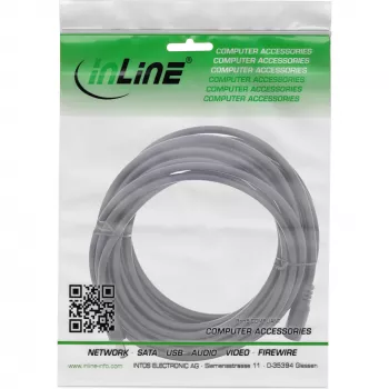 InLine DC ilginimo laidas, DC kištukas/lizdas 5.5x2.1mm, AWG 18, juodas 5m