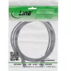 InLine Slim Cat.6A S/FTP laidinis kabelis, 1,5 m, juodas