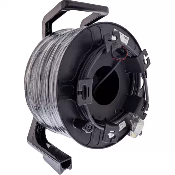 InLine tinklo kabelio ritė IP67 lauko PUR Harting, Cat.6A S/FTP, 90m