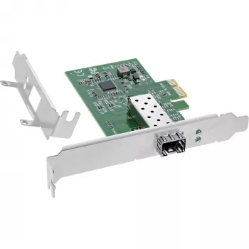 Vidinė tinklo plokštė InLine 51125N SFP 1000 Mbit/s PCI Express