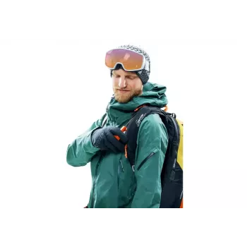 DEUTER Alproof Lite 22 – 22 L, turkis/juoda, lengva, patvari lavinų kuprinė