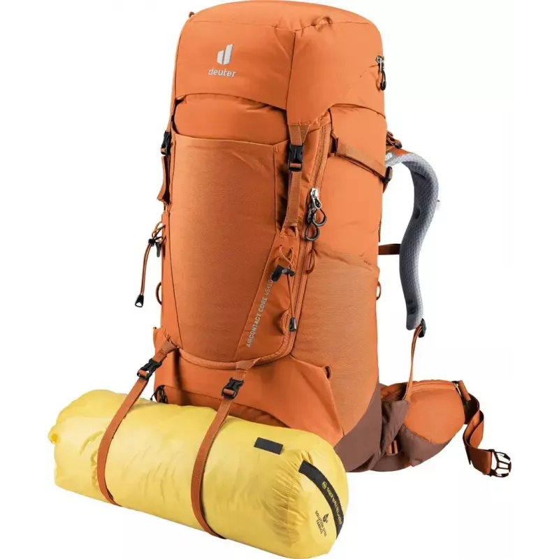 Trekkingo kuprinė DEUTER Aircontact Core 45+10 SL — kaštoninė-umbra, 45+10 L talpa