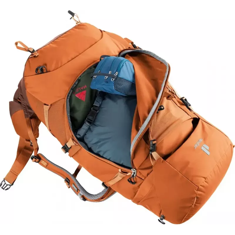 Trekkingo kuprinė DEUTER Aircontact Core 45+10 SL — kaštoninė-umbra, 45+10 L talpa