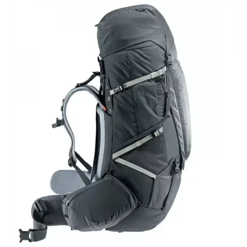 Kuprinė DEUTER Aircontact Pro 75+10 SL Moteriška — 75+10 L, SL pritaikymas, Graphite, 2,88 kg, Nailonas
