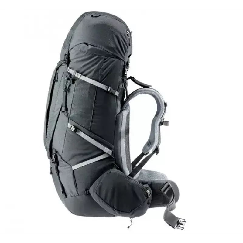 Kuprinė DEUTER Aircontact Pro 75+10 SL Moteriška — 75+10 L, SL pritaikymas, Graphite, 2,88 kg, Nailonas