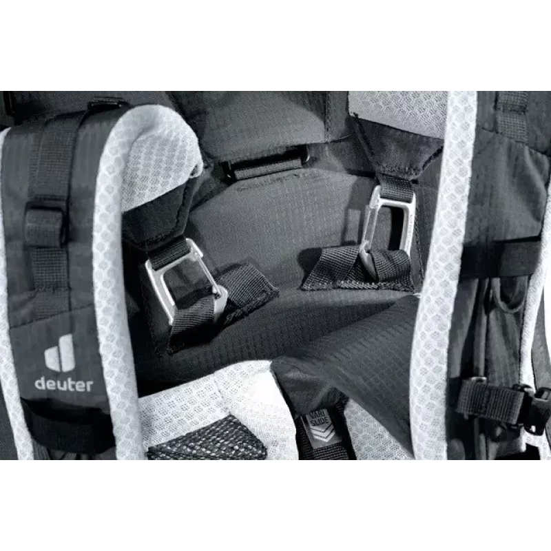 Kuprinė DEUTER Aircontact Pro 75+10 SL Moteriška — 75+10 L, SL pritaikymas, Graphite, 2,88 kg, Nailonas