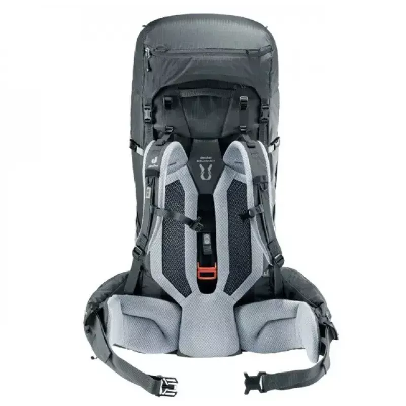 Kuprinė DEUTER Aircontact Pro 75+10 SL Moteriška — 75+10 L, SL pritaikymas, Graphite, 2,88 kg, Nailonas
