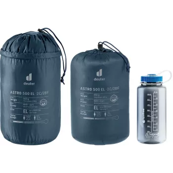 Miegmaišis DEUTER Astro 500 EL -2°C, suaugusiųjų mumija, 2200×800×520 mm, Ripstop Blue